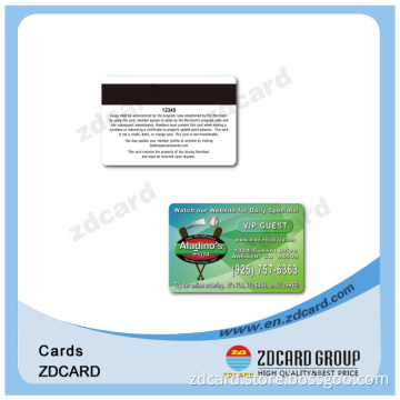 Printable Bank Plastic PVC Magnetic/Chip Card